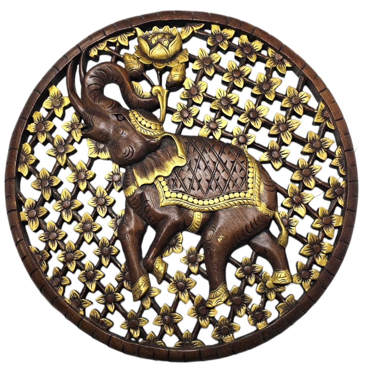 Relief Elefant Rund Relief Elefant Rund