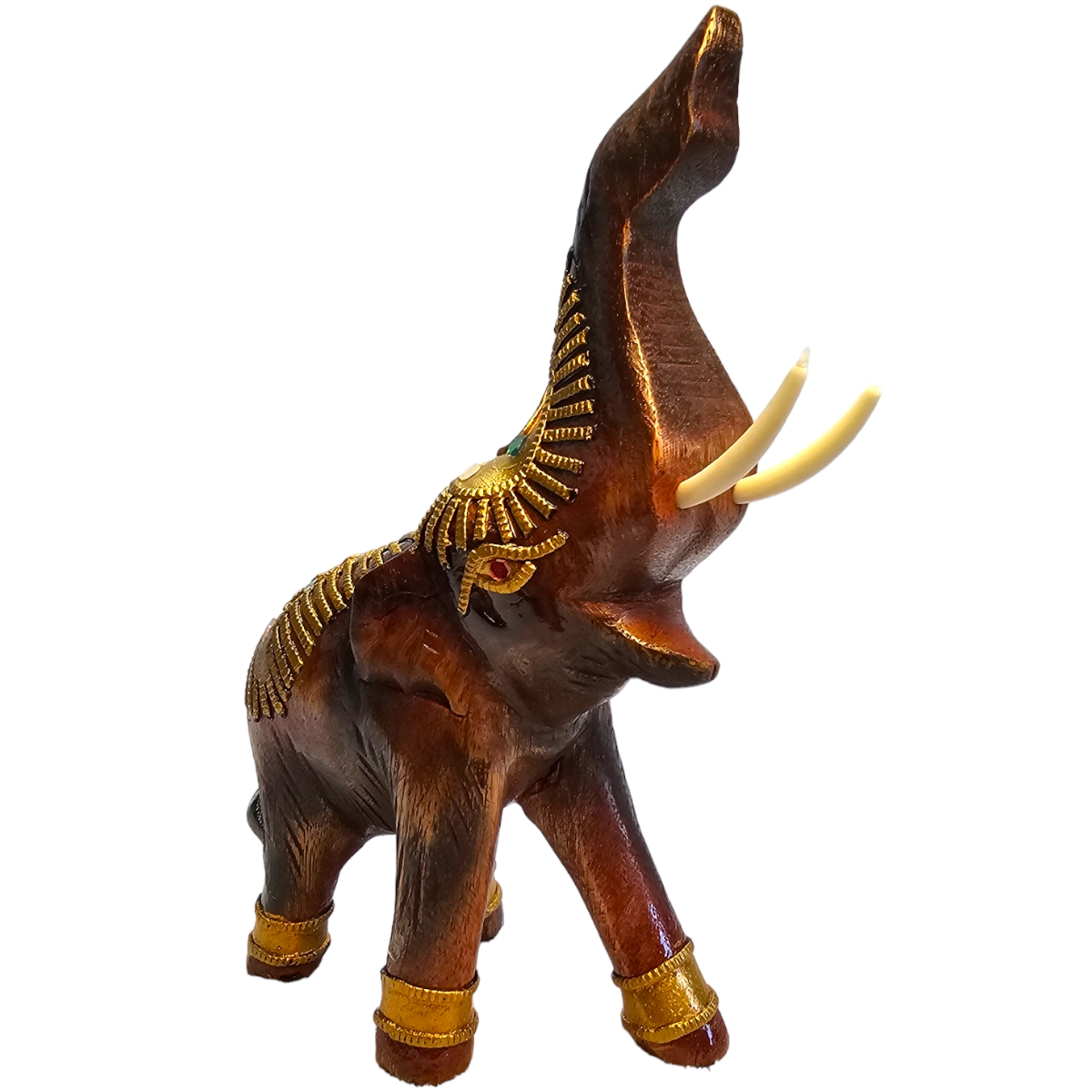 Elefant Klein Rot/Gold Elefant Klein Rot/Gold