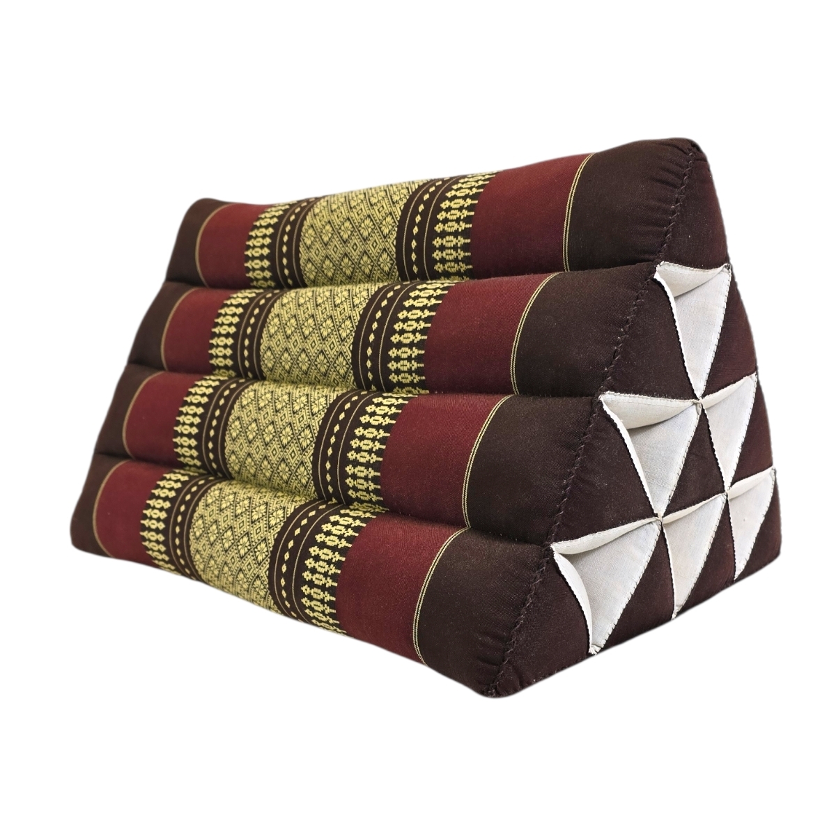 Dreieckkissen aus Kapok Braun Dreieckkissen aus Kapok Braun