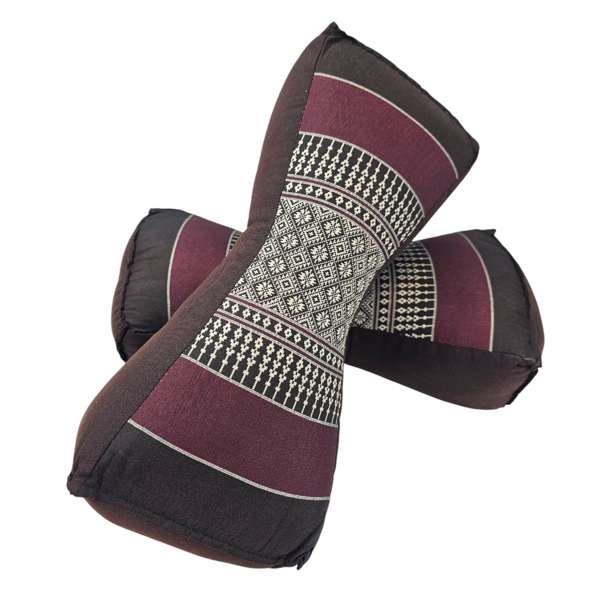 Fußkissen Dunkelrot Set Fußkissen Dunkelrot Set