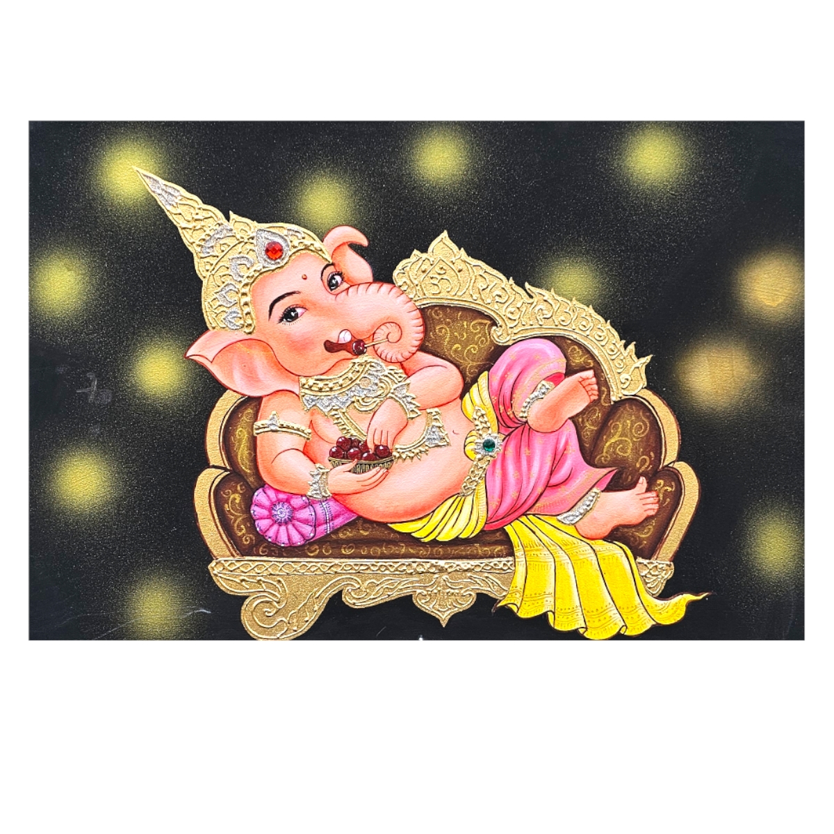 Gemälde keiner Ganesha Gemälde keiner Ganesha