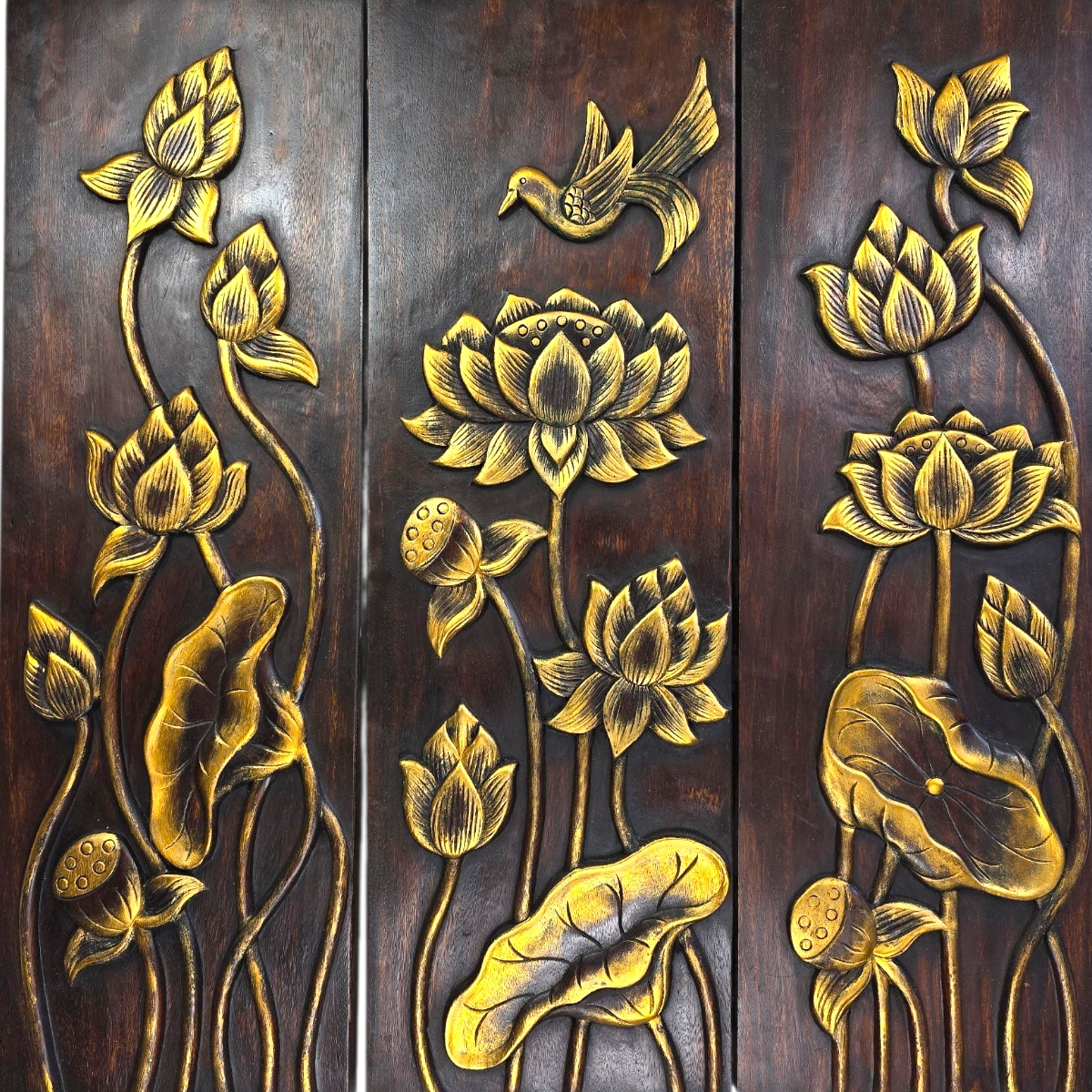 Relief Lotus 3 tlg. Relief Lotus 3 tlg.