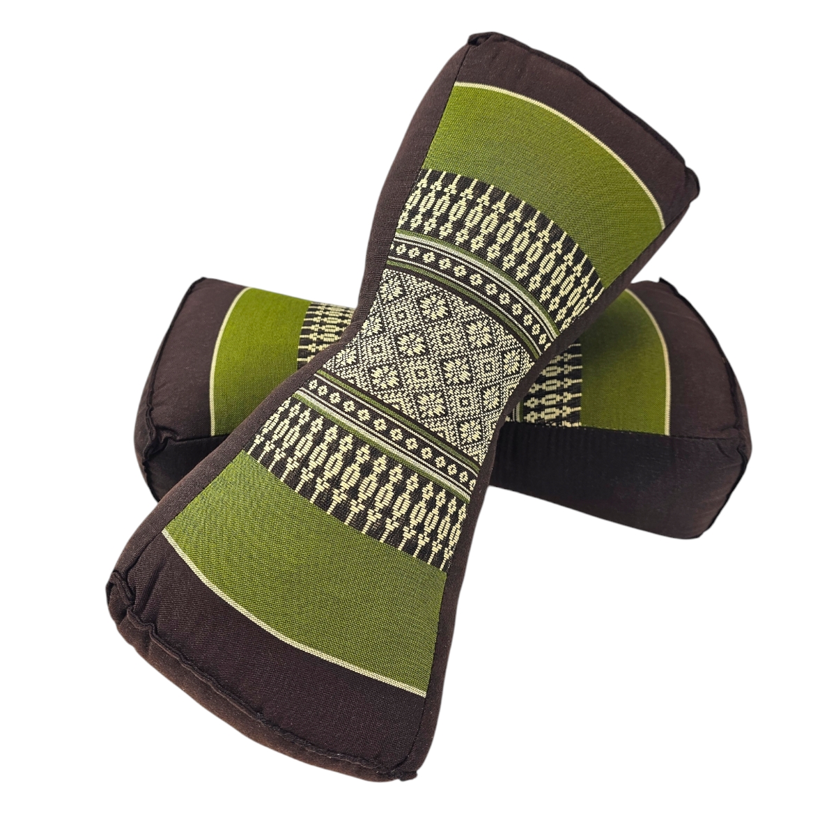 Fußkissen Grün/Braun Set Fußkissen Grün/Braun Set