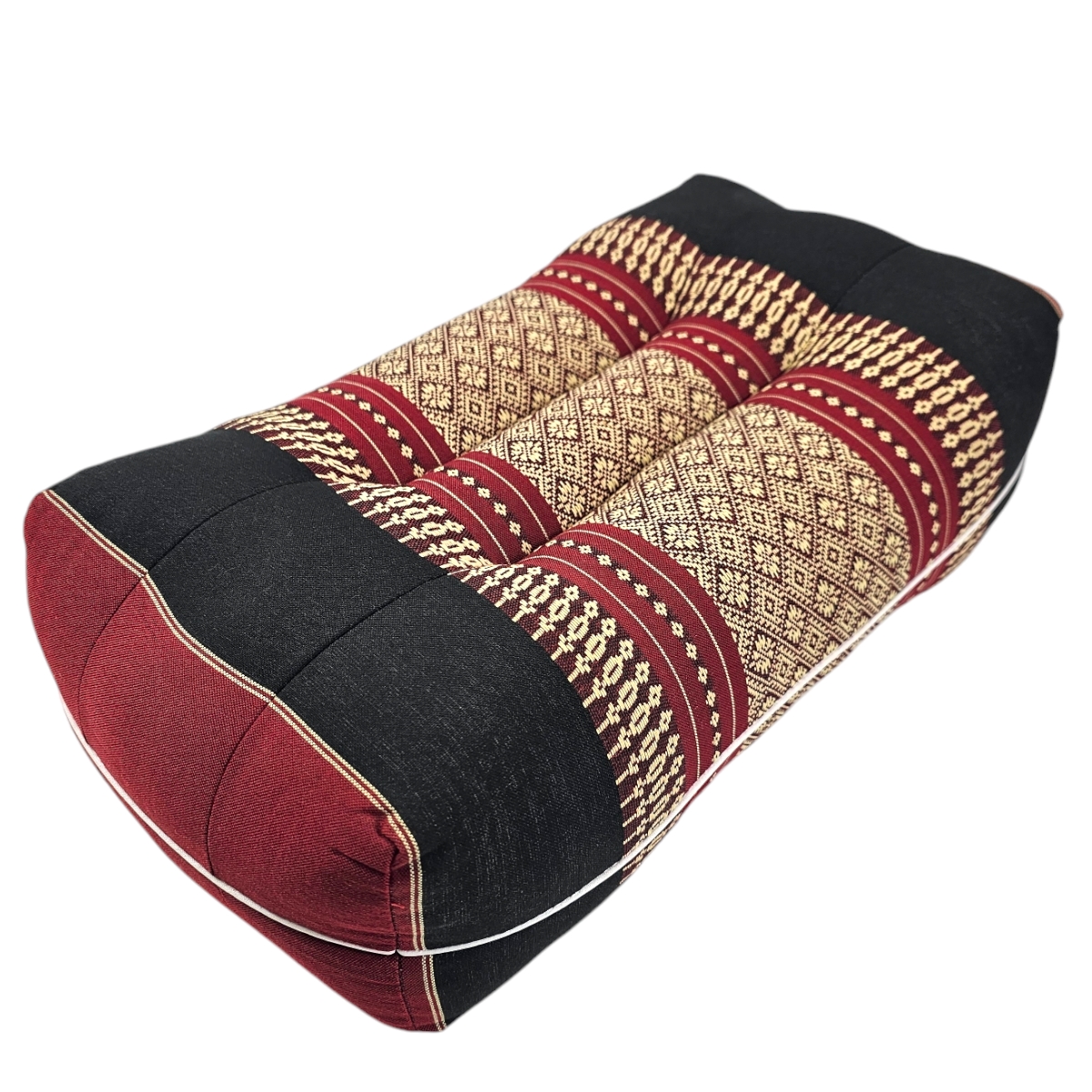 Kissen Weinrot/Schwarz