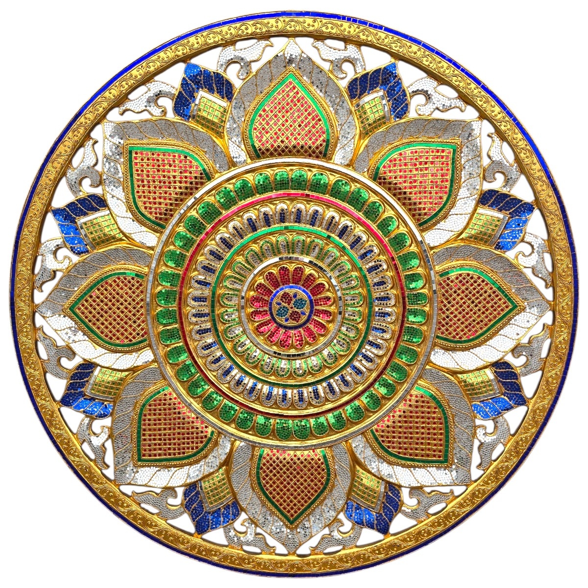 Relief Blume 120cm