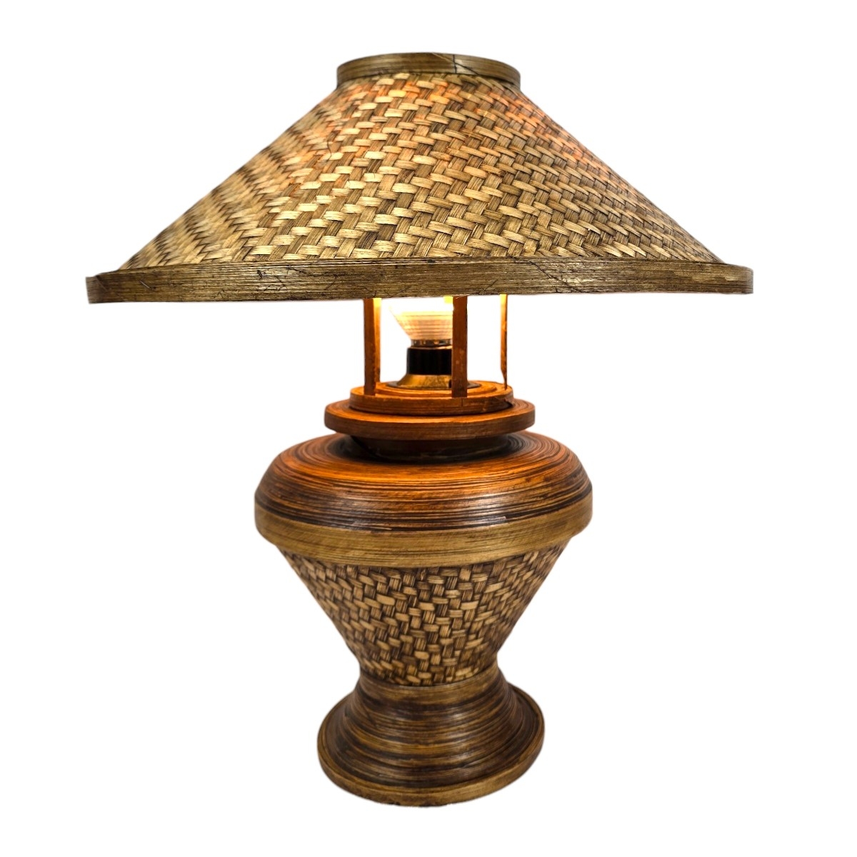 Rattan Lampe Rattan Lampe