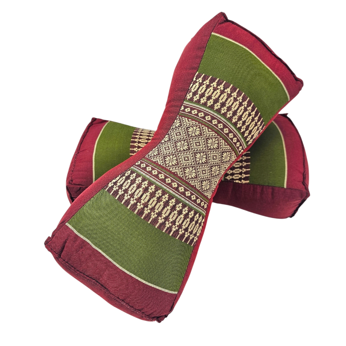 Fußkissen Rot/Grün Set Fußkissen Rot/Grün Set